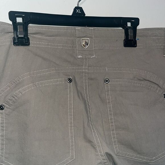 EXCELLENT CONDITION WOMEN’S SIZE 10 KUHL FREE RANGE KHAKI CAPRI - Picture 4 of 12
